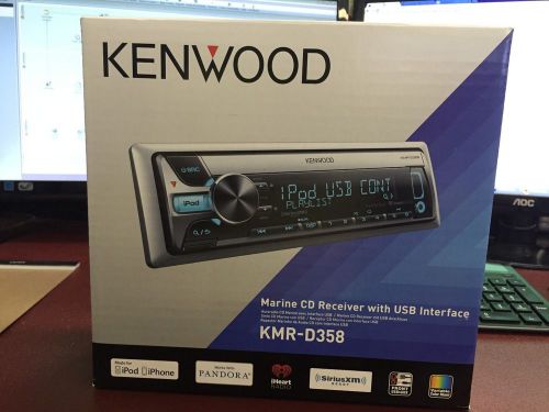 Kenwood kmr-d358 marine cd receiver (brand new)