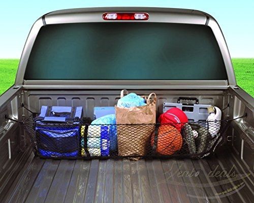 Zento deals black mesh three pocket trunk cargo organizer storage net