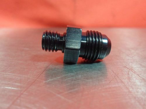 Fragola 460607 black aluminum #6an x 10x1.5 metric adapter