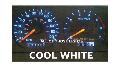 10 cool white t5 led instrument panel cluster dash light bulb 58 70 73 74