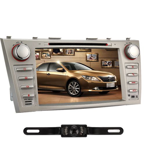 8&#034; car dvd stereo gps navi radio player for toyota camry/aurion 2007-2011+camera