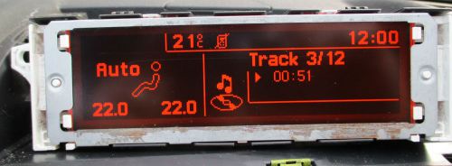 Peugeot 407 citroen c5 rd4 lcd display screen clock genuine &amp; original l@@k