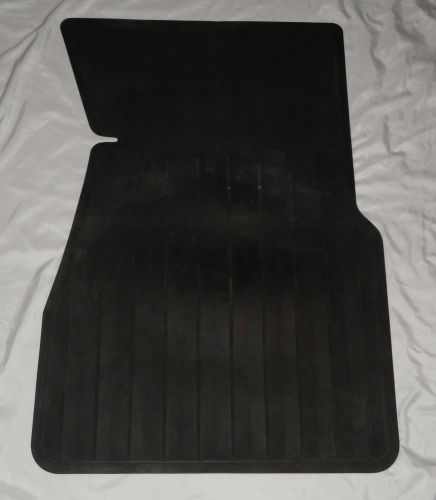 Vintage ford 1960s 1970s driver gt mustang black rubber factory oem floor mat