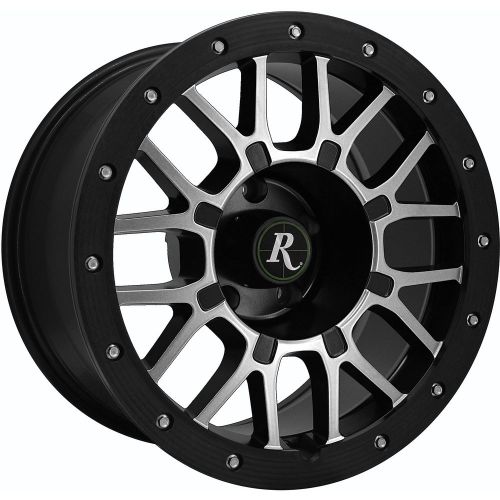 17x9 machined black remington rtc 5x4.5 -16 rims dura grappler tires