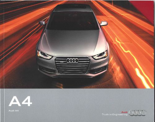 2015 audi a4  (models listed below) 78 page prestige brochure