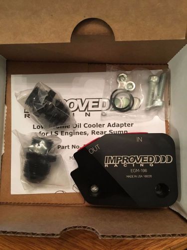 Improved racing ls oil cooler adapter egm-106 10an