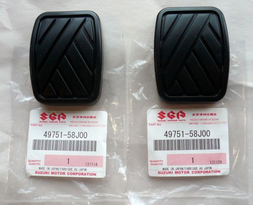 Two brake clutch pedal pads/suzuki swift,samurai,sidekick,geo metro,tracker