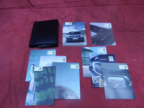 08 2008 bmw 528i 535i 550i 528xi 535xi complete owners manual with case