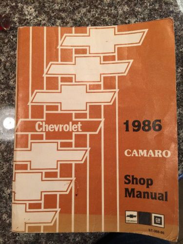 1986 camaro shop manual