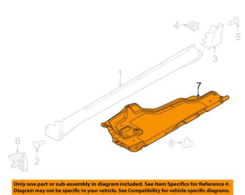 Ford oem exterior-air deflector right bt4z7811398a