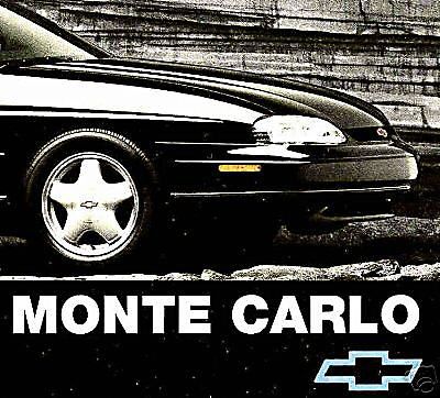 1995 chevy monte carlo factory brochure-ls &amp; z34