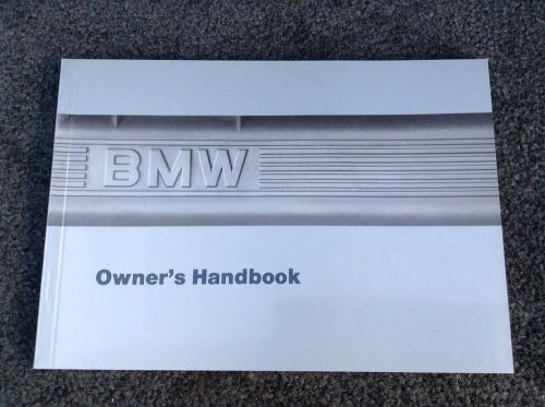 1987 bmw m6 l6 635csi owners manual handbook service e24 1988 1989