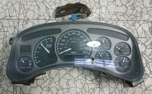 01 02 yukon denali speedometer cluster mph us denali 16252295