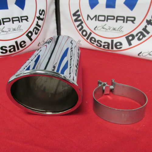 Dodge ram 2500 3500 4500 5500 cummins 5&#034; od chrome exhaust tip new oem mopar