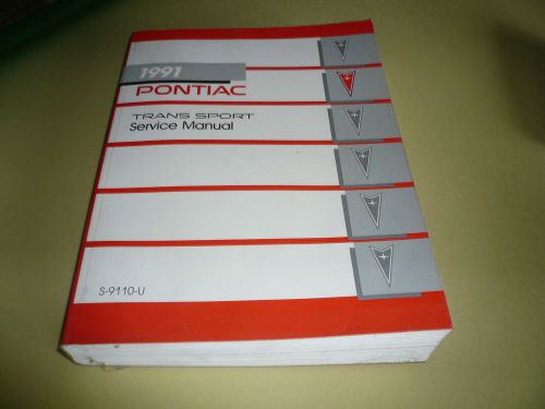 1991 pontiac trans sport service manual  s-9110-u