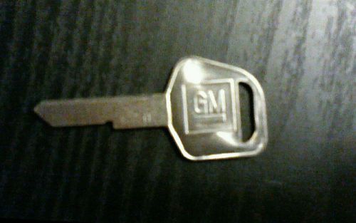 Gm key blanks h style...12506490...old new stock...rare htf...