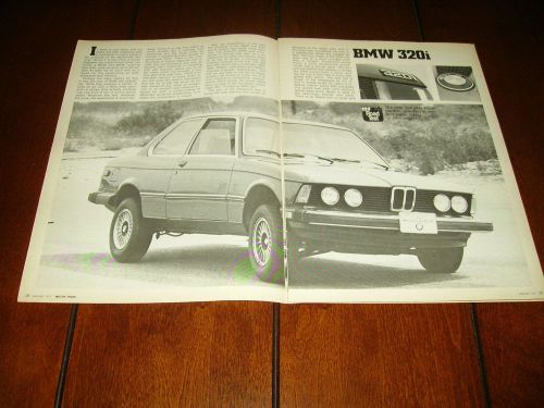 1977 bmw 320i ***original article / road test***