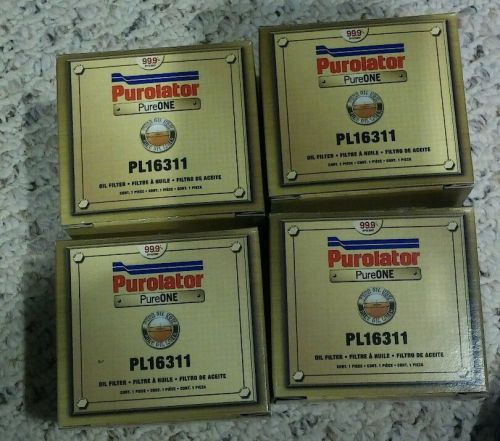 4 purolator pureone oil filter pl16311 new