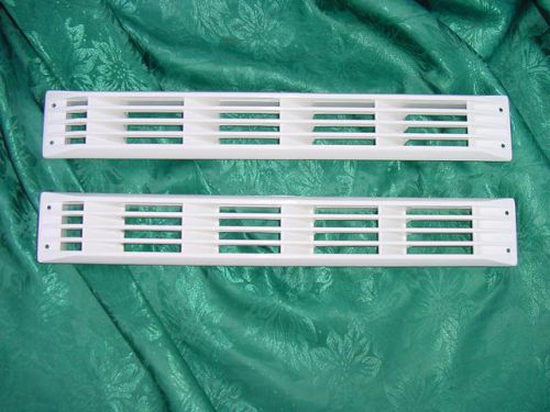 Boat bilge vent louver sea ray zebra vent bayliner rare 17-1/4&#034; long white new