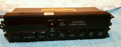 90 - 93 buick riviera a/c heater climate temperature control model no 16080784