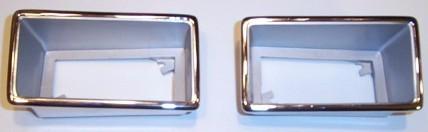 1970 mustang rear marker bezels, pair