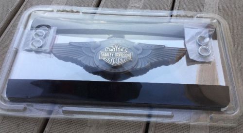 Harley 110th anniversary front chrome license plate mip