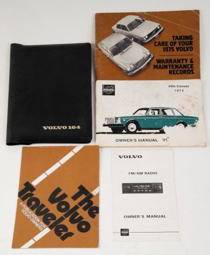 Volvo 164 owner&#039;s manual glove box folder 1975