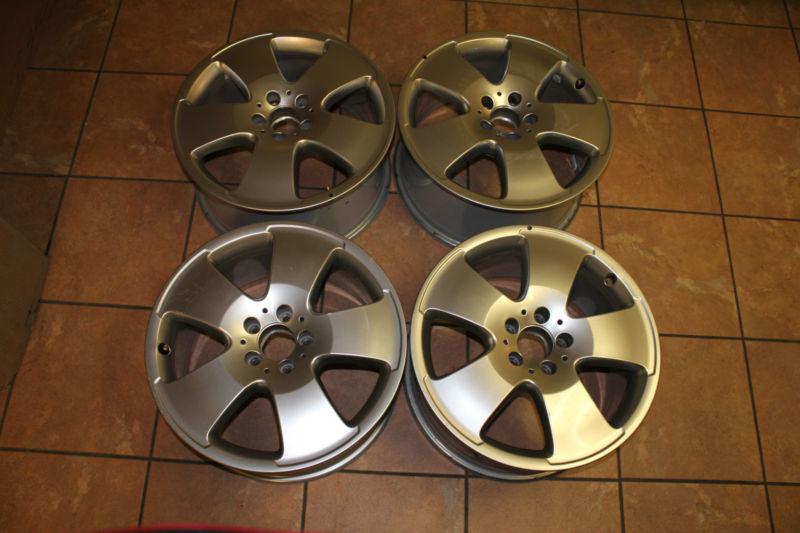 Set of 4 mercedes 08 s-class 18" oem factory wheels -#a2214012102 no reserve