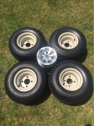 Golf cart tires and wheels