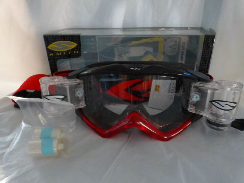 Smith optics  top fuel sweat-x red googles with roll off