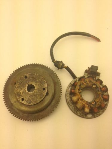 Polaris sl slt 750 / magneto asm. - stator plate - flywheel / 3240270 &amp; 3240215