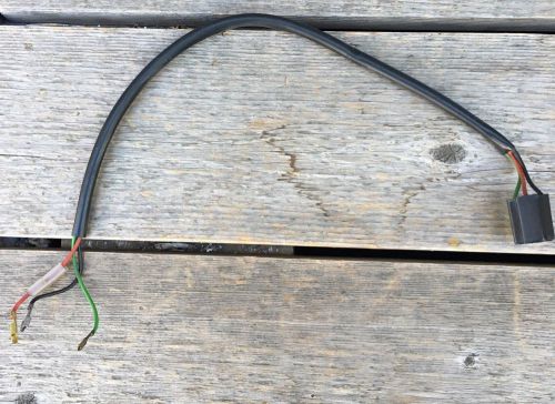 1981-1993 volvo 240 accessory 52mm clock wiring harness 242 244 245 tachometer