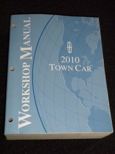 2010 lincoln town car factory workshop repair manual cartier signature ++