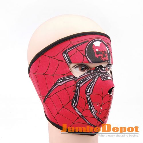 2 in 1 reversible motorcycle full face mask spider red outdoor style fits ktm