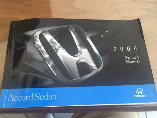 2004 honda accord ex owners manual