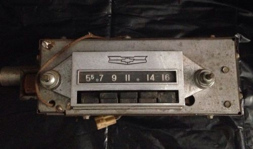 Antique chevrolet car truck radio stereo dash chevy gm corvette bel air