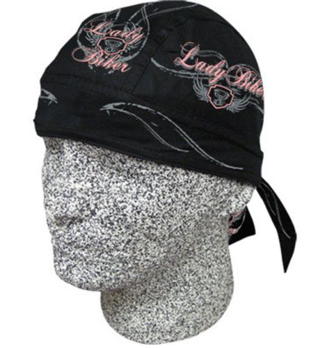 Lady biker motor bandana doo do du rag head wrap skull cap stocking stuffer