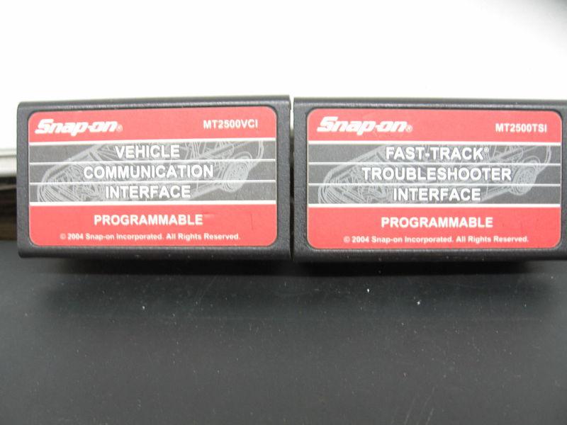 Snapon mt2500 scanner vci & tsi black  programmable cartridges 