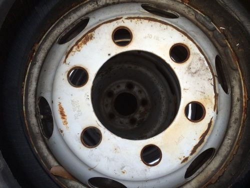 1999-2002 npr isuzu 16&#034; factory steel wheel   rd 16x6k    128-8tc