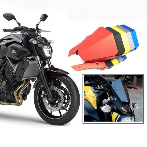 Aluminum anodized windshield windscreen for yamaha mt07 2013-15 motorcycle new