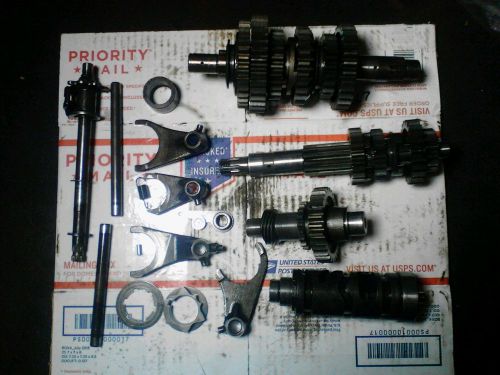 Suzuki quadsport lt 230 transmission gears shafts shiftforks