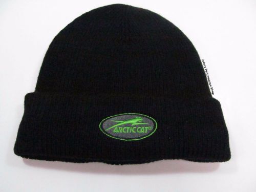 2017 men&#039;s arctic cat black aircat watchman beanie hat 5273-084