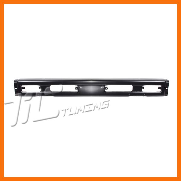 87-92 dodge ram 50 front bumper face bar primed black mits mighty max pickup