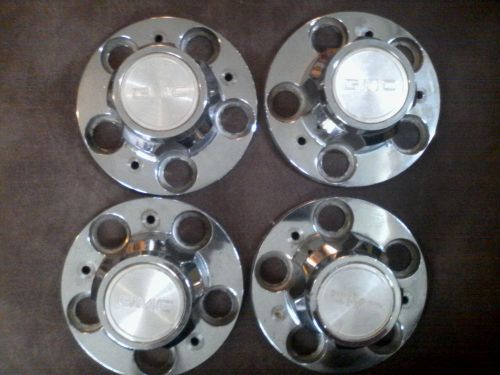 1981-1987 gmc truck, suburban, van  4 chrome wheel center caps