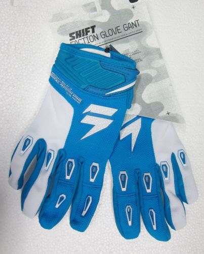 Shift faction  motocross gloves new blue large motorcross dirt bike bmx