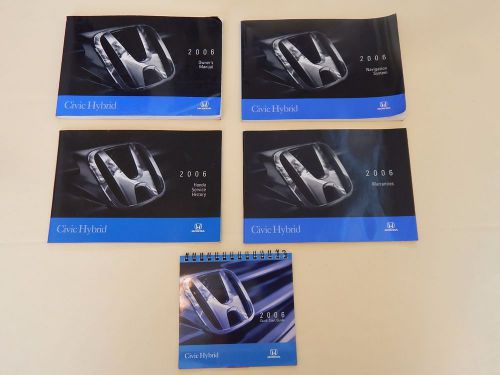 *** 2006 honda civic hybrid &amp; navigation system owners manual **