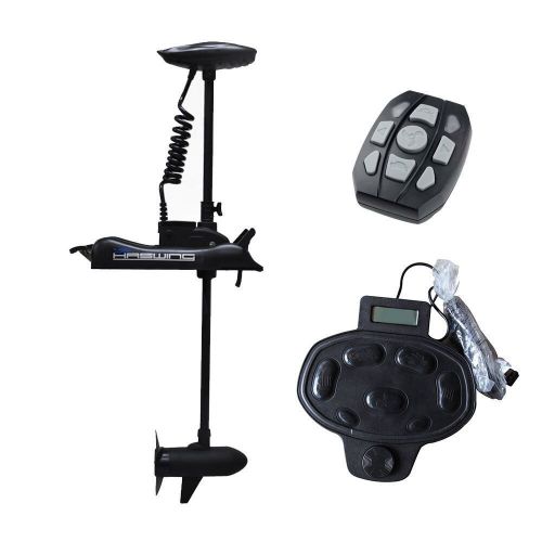 New 24v 80lbs variable speed motor bow mount electric trolling motor &amp;foot pedal