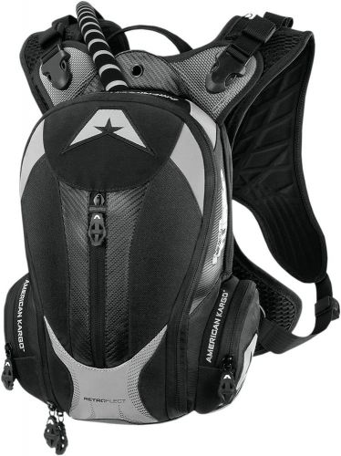 American kargo riding textile turbo hydration pack bag 2.0 liter black