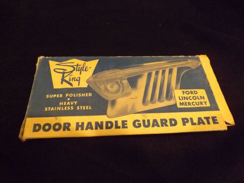 Style king stainless door handle guard plate for ford