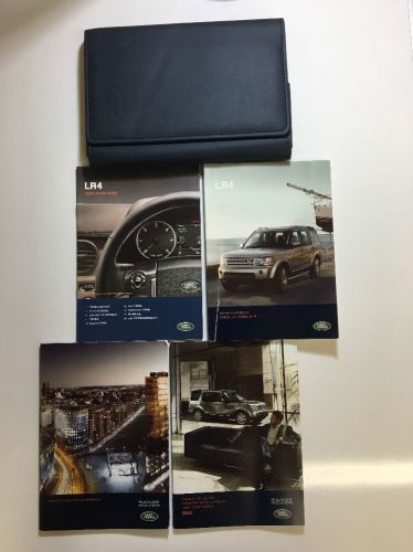 2012 land rover lr4 owners manual set with case free same day shipping !! #0319